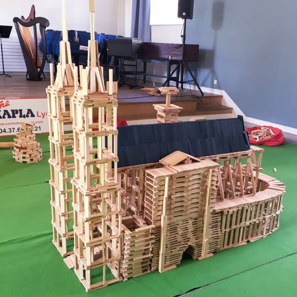 Notre-Dame de Paris en Kapla par le Centre Kapla Lyon
