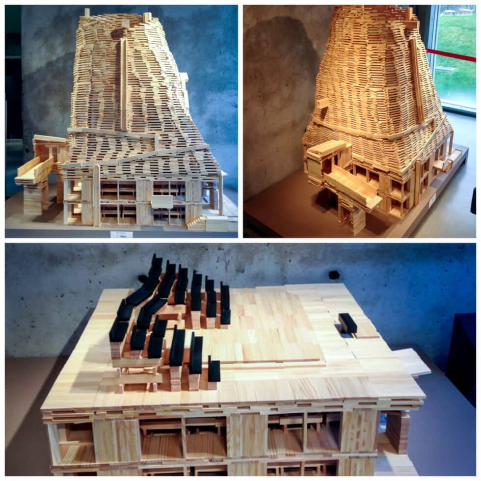 Site Le Corbusier en Kapla by Centre Kapla Lyon