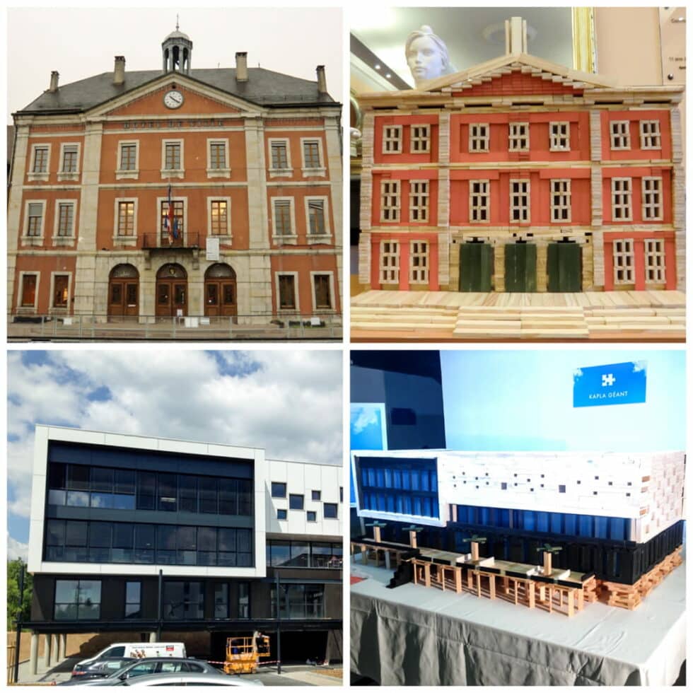 Des monuments français par le Centre Kapla Lyon