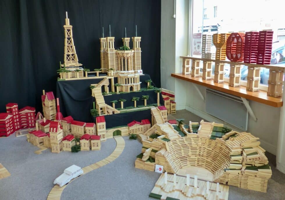 Les monuments lyonnais lors d'une exposition tout en Kapla par le Centre Kapla Lyon