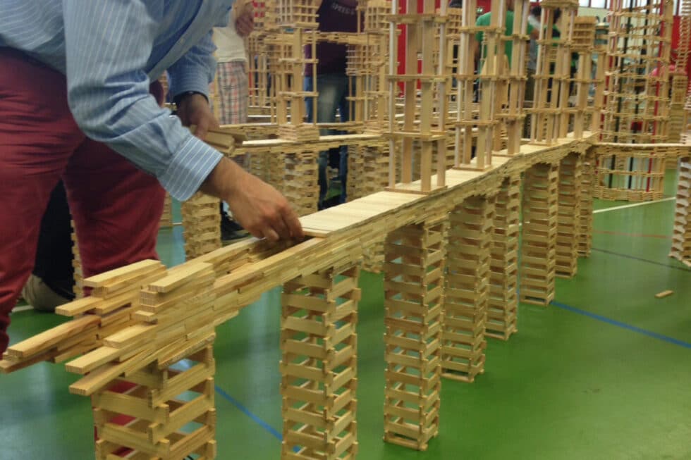 Team-bulding Kapla par le Centre Kapla Lyon