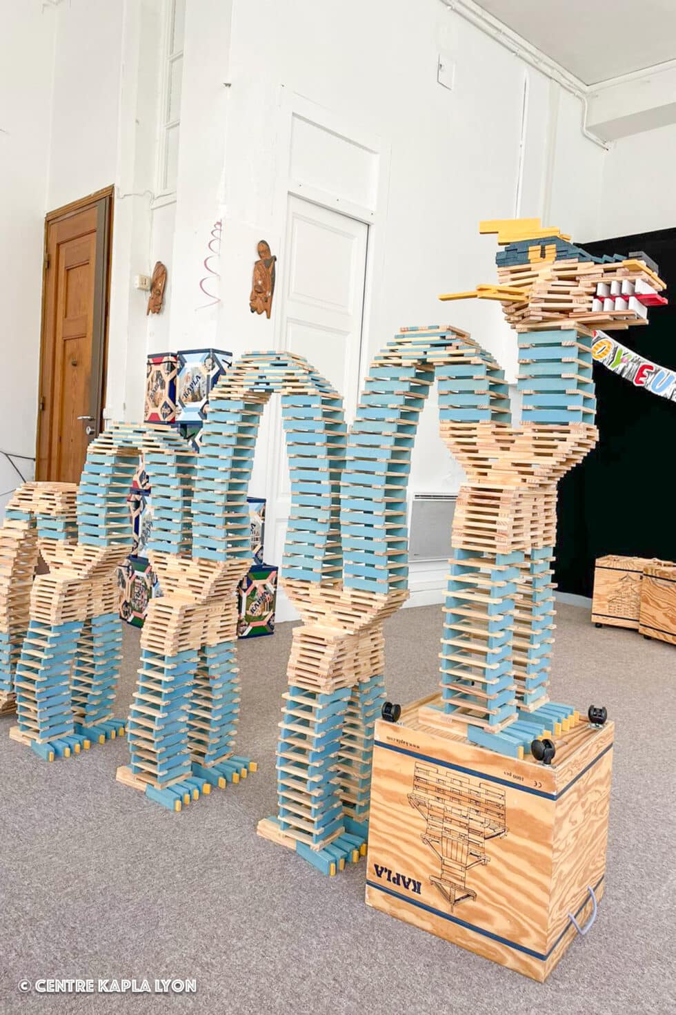 Le grand dragon du Centre Kapla Lyon