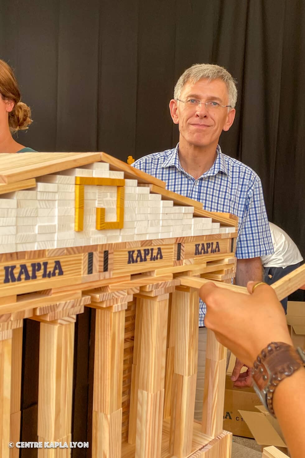 Frédéric Martin, gérant du Centre Kapla Lyon