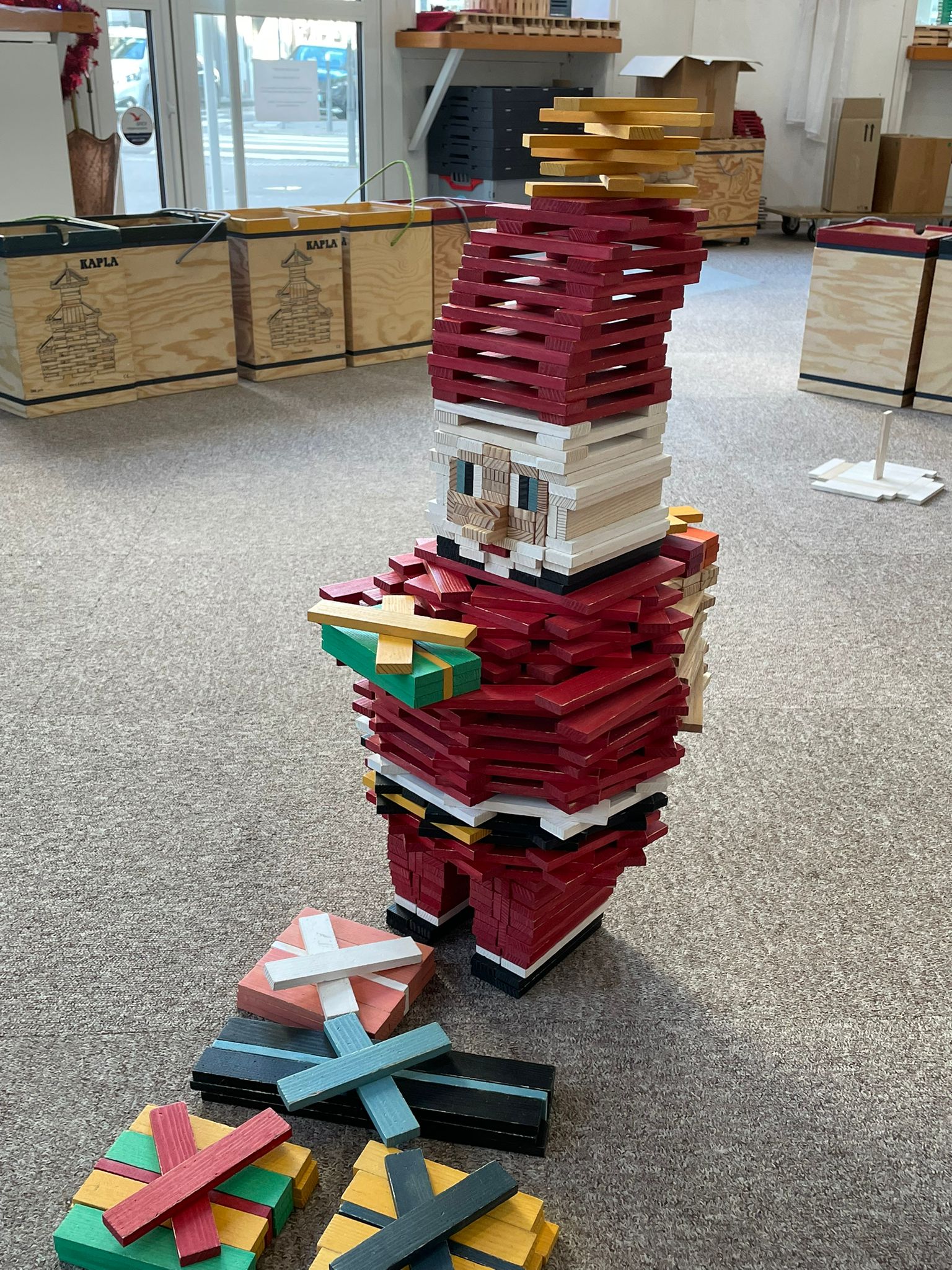 Père Noël en Kapla