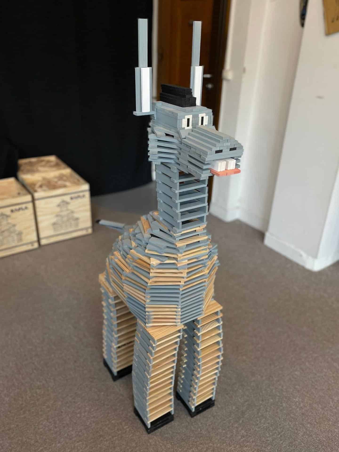 L'âne de Shrek en Kapla